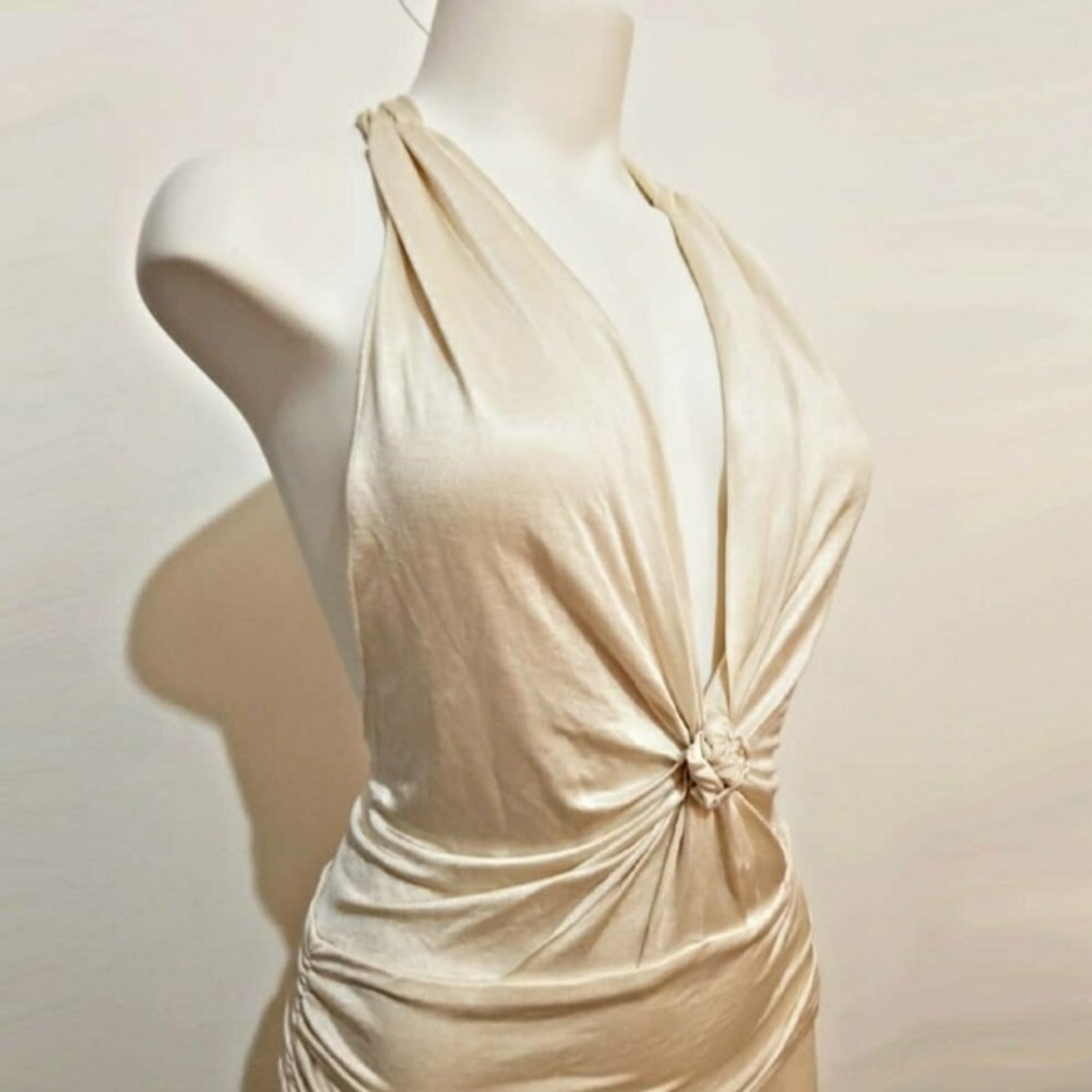 In Search Of- Black Halo Open Back Rope Dress